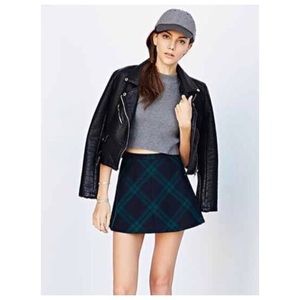 Silence+Noise Urban Outfitters Plaid Circle Skirt